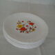 6 plates orange flowers - yellow Arcopal France Vintage