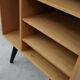 Ash bookcase, Danish design, 70's, production: Denmark