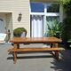 Grande table de ferme avec son banc
