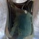 Glass paste vase signed François Le Lonquer (1945-1991) dated 1984