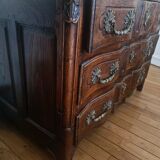 18th century crossbow chest of drawers in oak