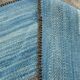 6x10 Blue Brown Handmade Kilim Rug, 190x308Cm
