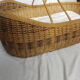 Antique wicker bassinet for babies