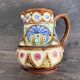 Antique Art Nouveau barbotine jug