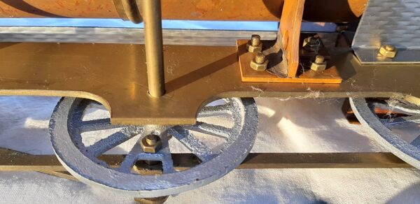 Locomotive cuivre rouge