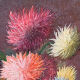 Peinture de fleurs ancienne