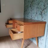 60s desk with compass feet