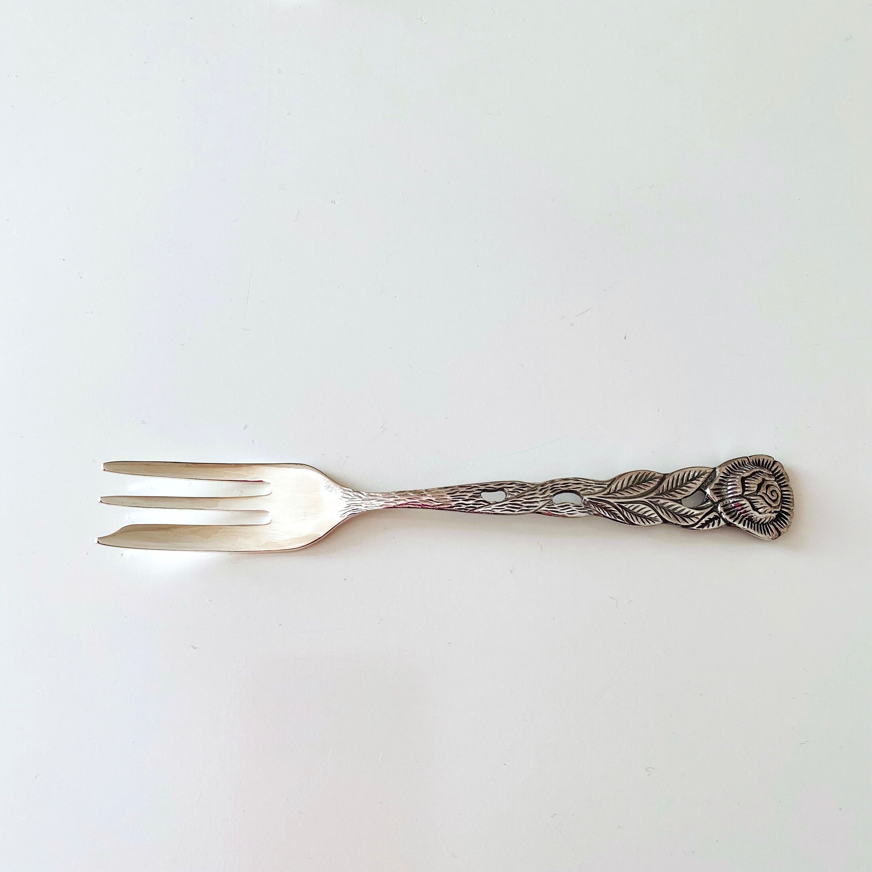 Set de 6 fourchettes à gâteau Hildesheim Rose plaqué argent