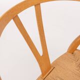 Set of 6 'CH24' wishbone dining chairs by Hans J Wegner for Carl Hansen, De