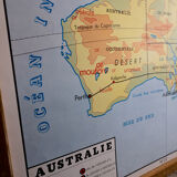 School map rossignol front and back, 1950s