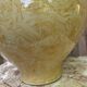 Vintage table lamp in yellow ceramic Nil LPE PM France