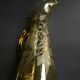 Beer pitcher (can) in engraved ambrino blown glass