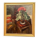 Original Swedish Oil on Panel - "Cineraria i Kruka" by Elna Jacobsson - Signed - Vintage and Framed - 48 × 43.5 cm (18.9" × 17.1")