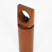 Rare Danish teak pepper mill with a high-quality Peugeot grinder / 1960s / Mid-Century Modern design