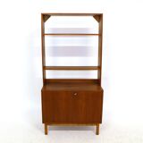 Teak and beech library, Sweden, 1960