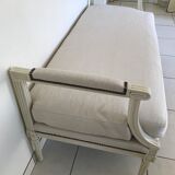 Updated bed end bench 3 seats baroque style
