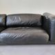 Cini Boeri - Gradual Lounge Sofa Black Leather Knoll/Gavina