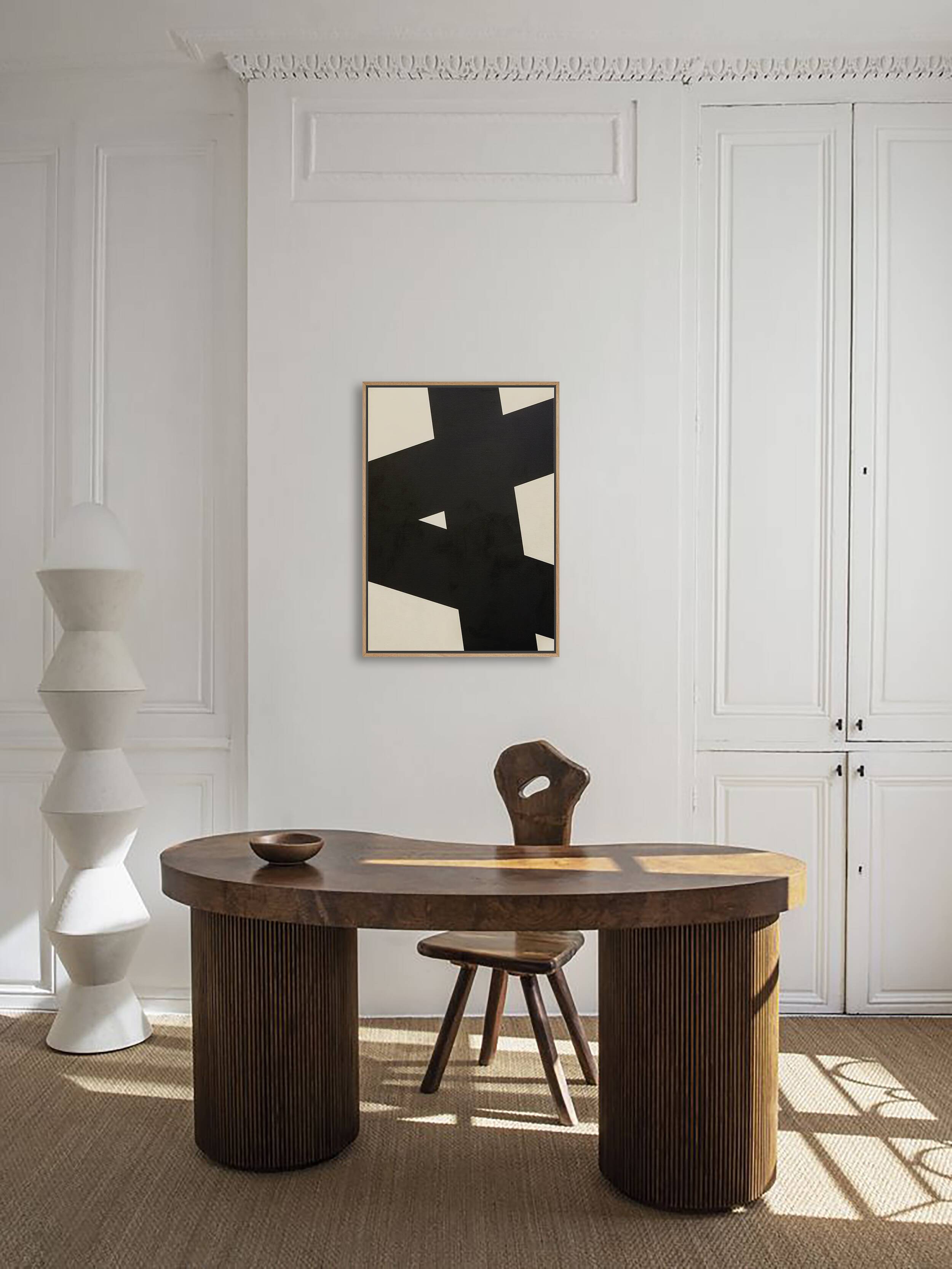 Original minimalist and abstract painting, B14