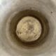 Antique champagne bucket with shell handles.