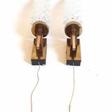 Pair of Scandinavian wall lights from the 70s