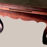 Chinese coffee table 1950 teak and painted parchment