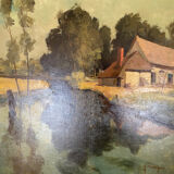 Landscape signed Gerard Moortgat
