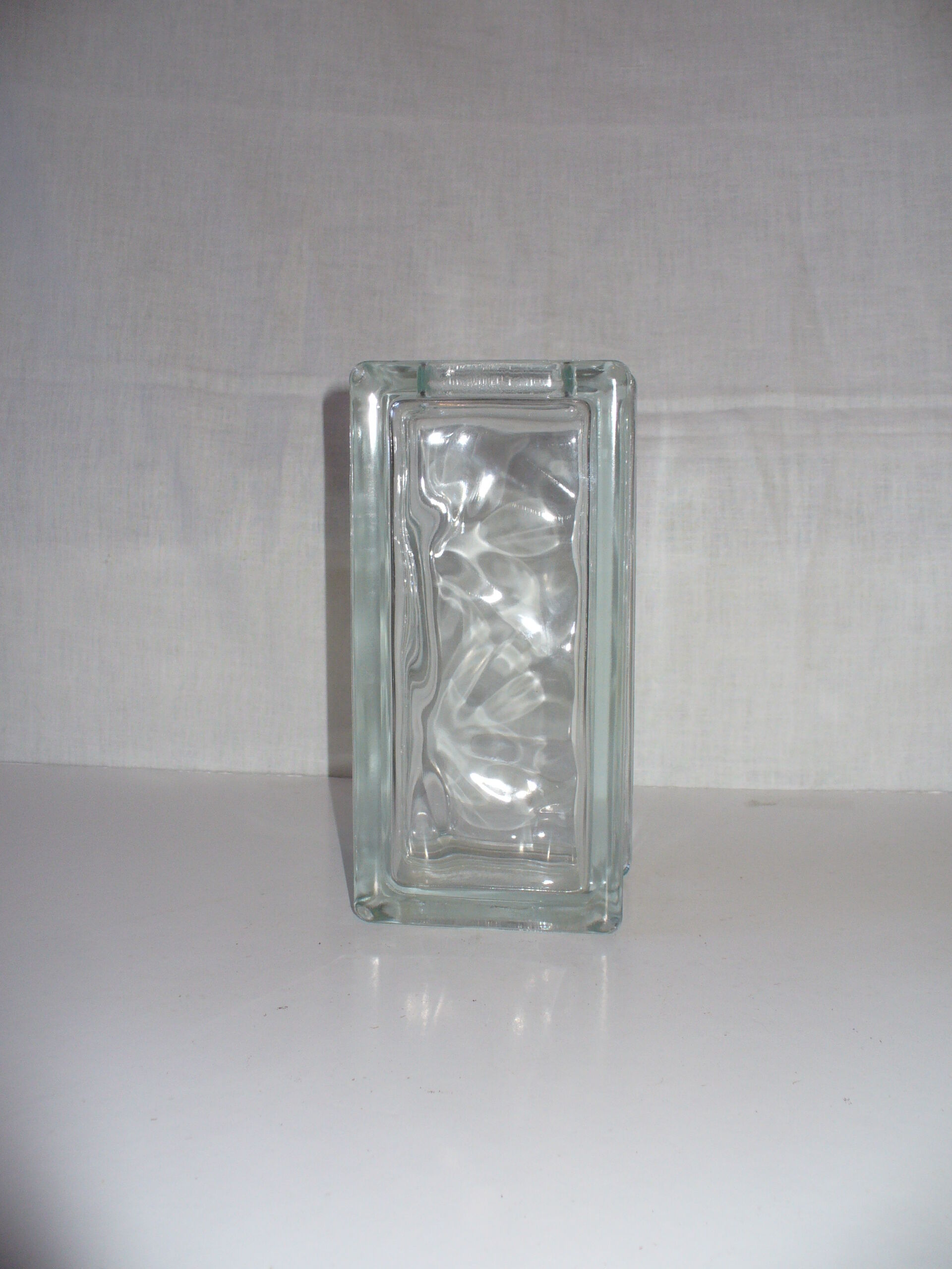 Weck glass slab vase from the 70s