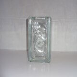 Weck glass slab vase from the 70s