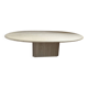 Travertine coffee table