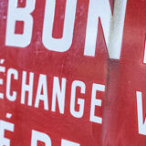 Piano enamelled sign "Bontemps"