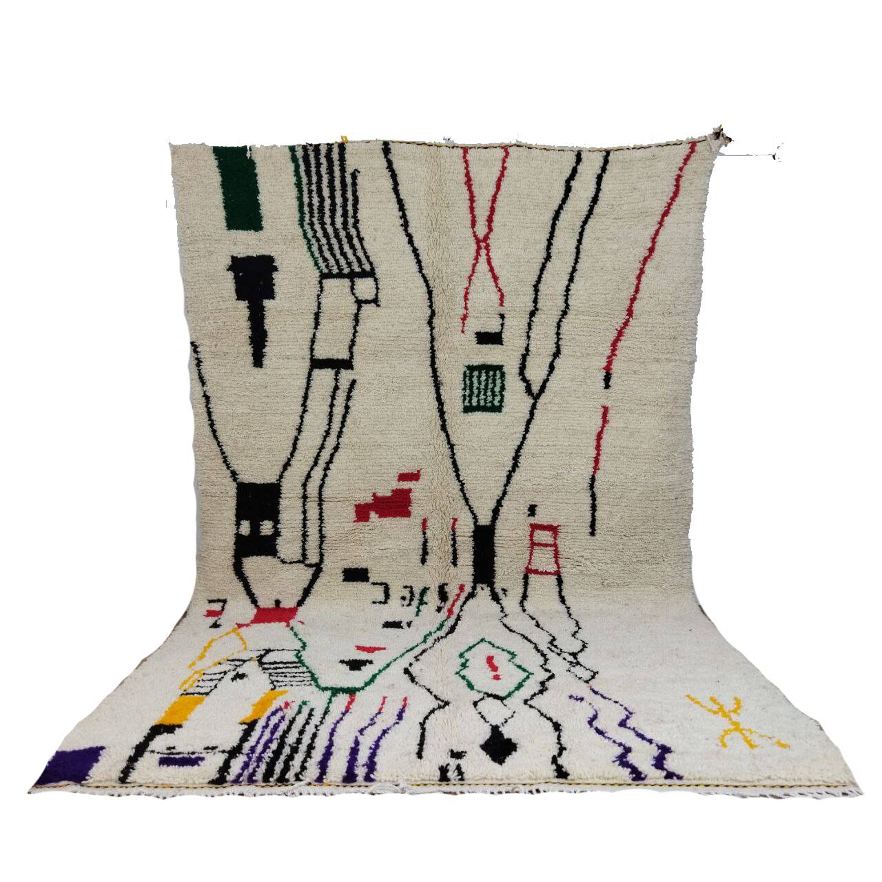 Handmade Moroccan Berber rug 315 X 190 CM