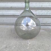 Dame-jeanne en verre soufflé vert