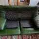 RocheBobois green sofa