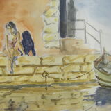 Pair of watercolors