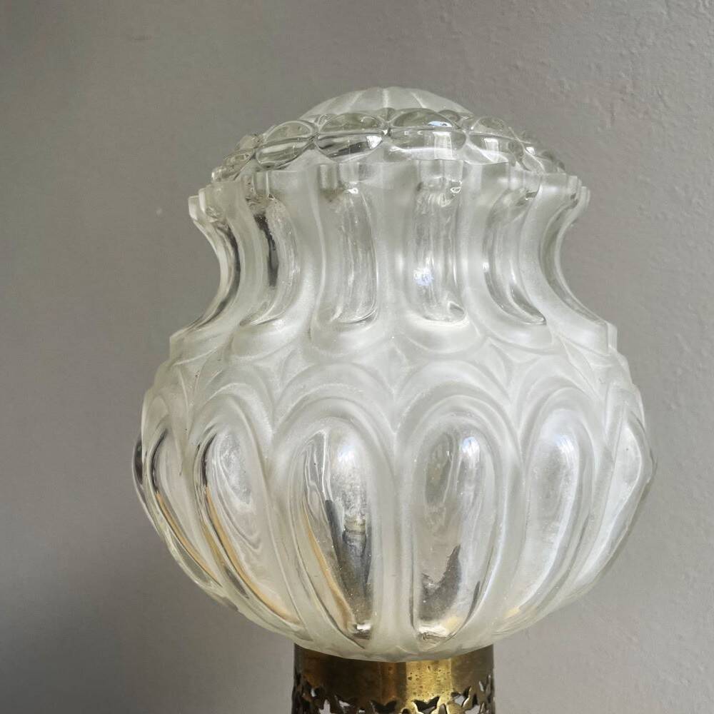 Lampe de table en marbre de style Art Déco