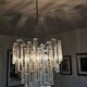 Mid-Century Modern Triedri Crystal Chandelier by Paolo Venini