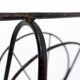 Black lacquered metal Bambi Magazine Rack holder 1960s