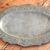 Old pewter dish