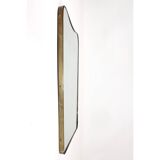 Large Italian mirror from the 50s, 71x57 cm.