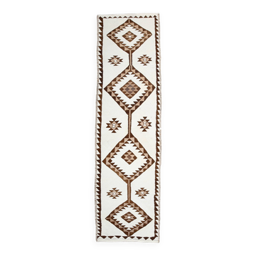Tapis Kilim tribal long et large 102 x 357 cm