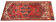 Red geometric tribal runner rug long handwoven oriental wool carpet 80x220cm