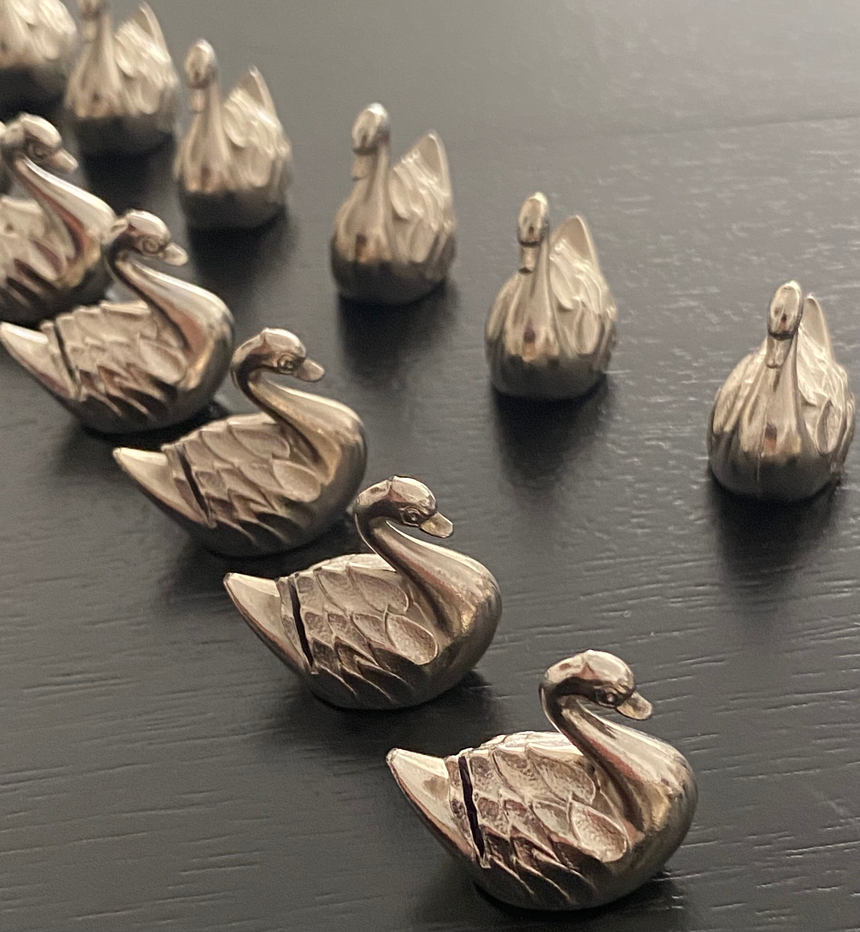 Porte-noms forme cygne
