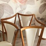 Set of 5 Baumann Palma model chairs, from the 60s/70s
