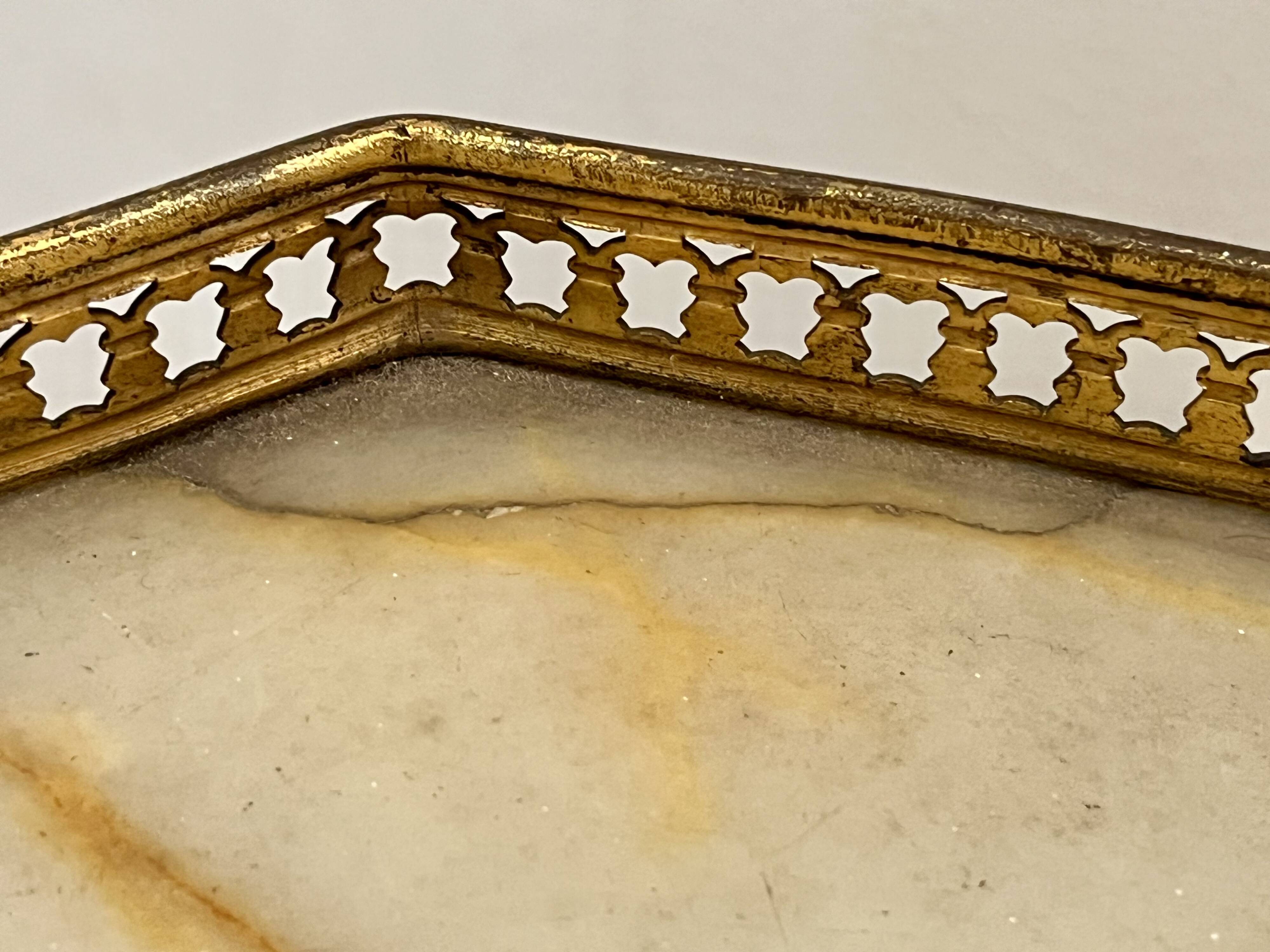 Selette/ Console acajou - Style Louis XVI
