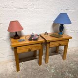 Pair of vintage bedside tables