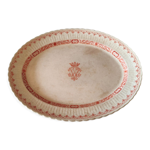 Plat de service Minton motif Cances