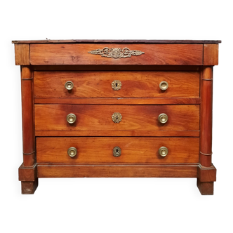 Empire acacia chest of drawers