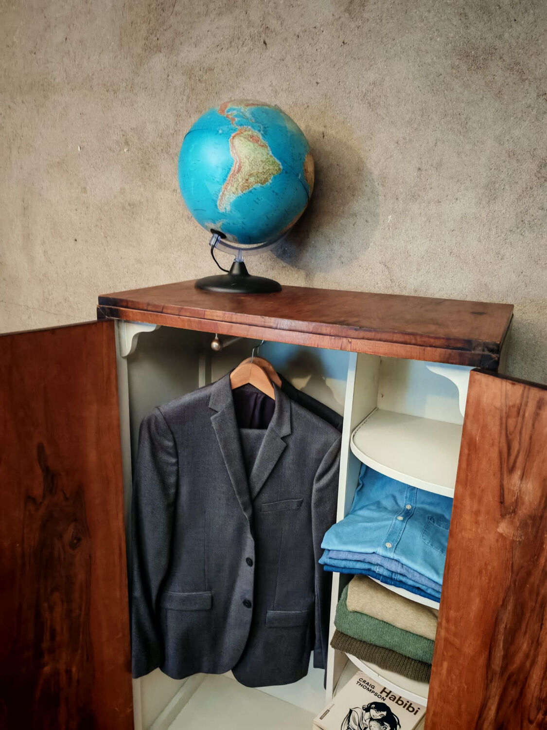 Officer's wardrobe cabinet