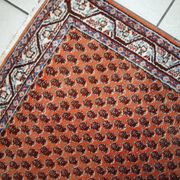Tapis Vintage Indo-Seraband en Laine, Années 1980, Design Traditionnel