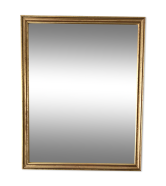 Miroir en bois doré années 50